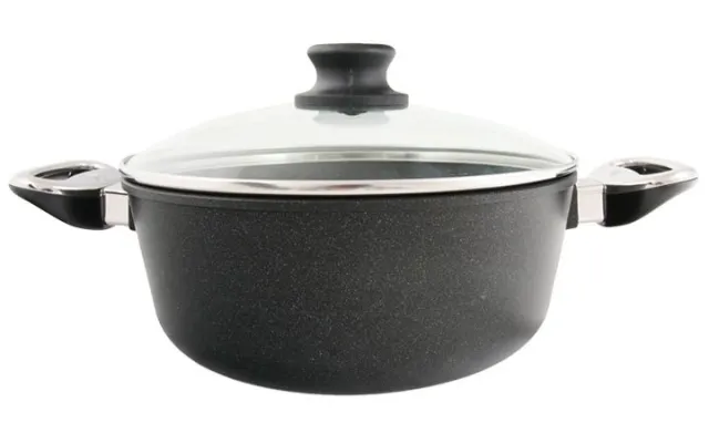 Vysoký titanový kastrol průměr 28 cm s pokl. 4 l BAF Gigant INDUKCE